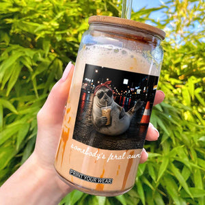 Somebody's Feral Aunt Glass Can Funny Neil The Seal Meme