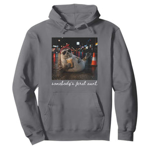 Somebody's Feral Aunt Hoodie Funny Neil The Seal Meme