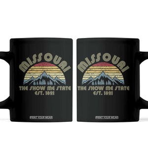 Retro Missouri The Show Me State USA America Souvenir Gift Coffee Mug The Show Me State USA America Souvenir