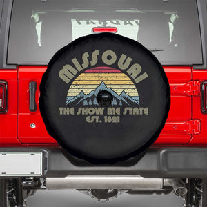 Retro Missouri The Show Me State USA America Souvenir Gift Spare Tire Cover The Show Me State USA America Souvenir