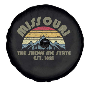 Retro Missouri The Show Me State USA America Souvenir Gift Spare Tire Cover The Show Me State USA America Souvenir