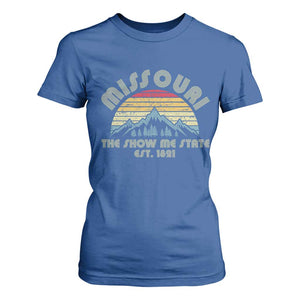 Retro Missouri The Show Me State USA America Souvenir Gift T Shirt For Women