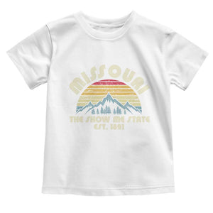 Retro Missouri The Show Me State USA America Souvenir Gift Toddler T Shirt The Show Me State USA America Souvenir