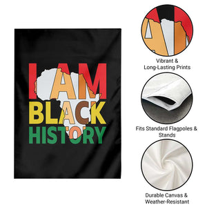 Black History Month African American Garden Flag I Am Black History TS14 Print Your Wear