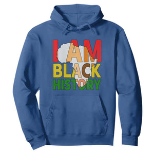 Black History Month African American Hoodie I Am Black History TS14 Royal Blue Print Your Wear