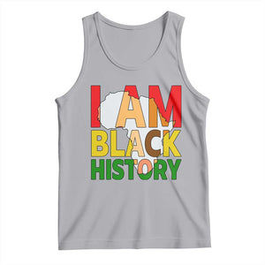 Black History Month African American Tank Top I Am Black History TS14 Athletic Heather Print Your Wear