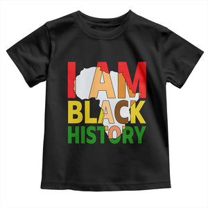 Black History Month African American Toddler T Shirt I Am Black History TS14 Black Print Your Wear