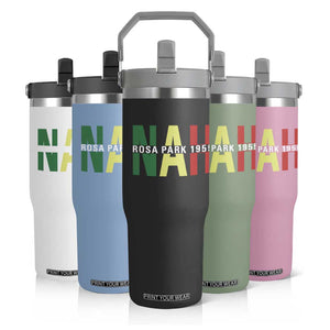 Nah Rosa Parks Quote Flip Straw Tumbler Black Movement Protest TS14 Print Your Wear