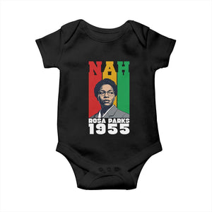 Nah Rosa Parks Quote Baby Onesie Civil Rights African American TS14 Black Print Your Wear