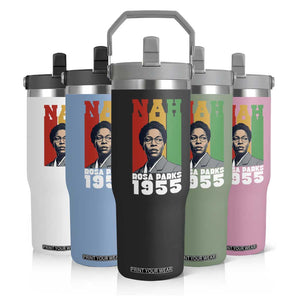 Nah Rosa Parks Quote Flip Straw Tumbler Civil Rights African American TS14 Print Your Wear