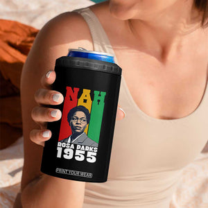 Nah Rosa Parks Quote 4 in 1 Can Cooler Tumbler Civil Rights African American TS14 Print Your Wear