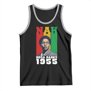 Nah Rosa Parks Quote Tank Top Civil Rights African American TS14 Black Athletic Heather Print Your Wear