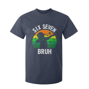 67 Bruh St Patricks Day T Shirt For Kid Funny Six Seven Boys Kids Dabbing Meme TS14 Navy Print Your Wear