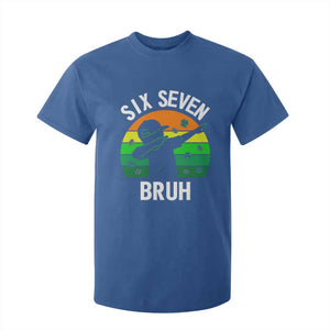 67 Bruh St Patricks Day T Shirt For Kid Funny Six Seven Boys Kids Dabbing Meme TS14 Royal Blue Print Your Wear