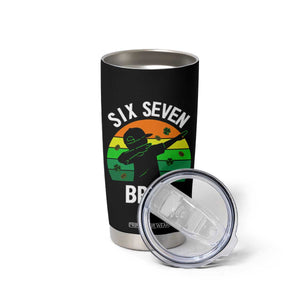 67 Bruh St Patricks Day Tumbler Cup Funny Six Seven Boys Kids Dabbing Meme TS14 Print Your Wear