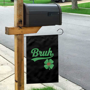 67 Bruh St Patricks Day Garden Flag Funny Six Seven Shamrock Meme TS14 Print Your Wear