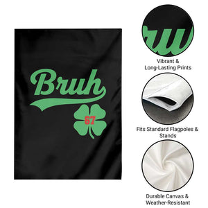 67 Bruh St Patricks Day Garden Flag Funny Six Seven Shamrock Meme TS14 Print Your Wear