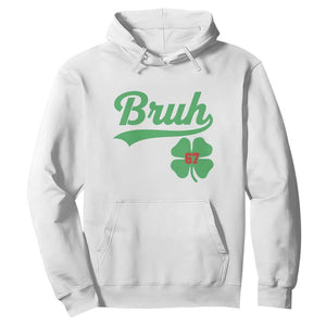 67 Bruh St Patricks Day Hoodie Funny Six Seven Shamrock Meme TS14 White Print Your Wear