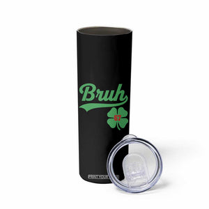 67 Bruh St Patricks Day Skinny Tumbler Funny Six Seven Shamrock Meme TS14 Print Your Wear