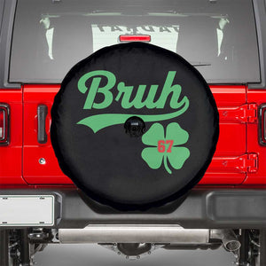 67 Bruh St Patricks Day Spare Tire Cover Funny Six Seven Shamrock Meme TS14 Black Print Your Wear