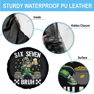 67 Bruh St Patricks Day Spare Tire Cover Funny Six Seven Leprechaun Bruh Meme TS14 Print Your Wear
