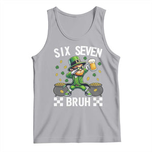 67 Bruh St Patricks Day Tank Top Funny Six Seven Leprechaun Bruh Meme TS14 Athletic Heather Print Your Wear
