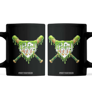 67 St Patricks Day Coffee Mug Funny Six Seven Baseball Sport Party Meme TS14 Black Print Your Wear