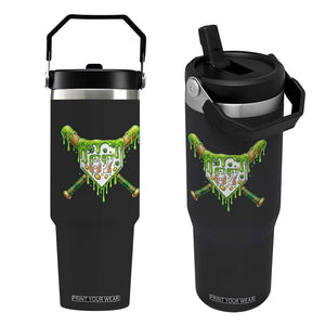 67 St Patricks Day Flip Straw Tumbler Funny Six Seven Baseball Sport Party Meme TS14 One Size: 30 oz Black Print Your Wear