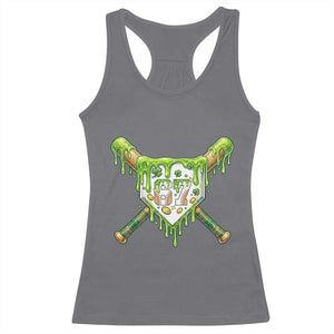67 St Patricks Day Racerback Tank Top Funny Six Seven Baseball Sport Party Meme TS14 Charcoal Print Your Wear