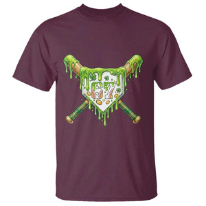 67 St Patricks Day T Shirt Funny Six Seven Baseball Sport Party Meme TS14 Maroon Print Your Wear