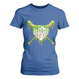 67 St Patricks Day T Shirt For Women Funny Six Seven Baseball Sport Party Meme TS14 Royal Blue Print Your Wear