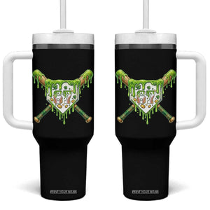 67 St Patricks Day Tumbler With Handle Funny Six Seven Baseball Sport Party Meme TS14 One Size: 40 oz Black Print Your Wear