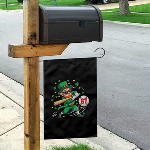 67 St Patricks Day Garden Flag Funny Six Seven Leprechaun Playing Baseball Meme TS14 Print Your Wear