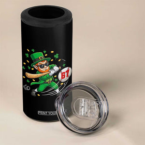 67 St Patricks Day 4 in 1 Can Cooler Tumbler Funny Six Seven Leprechaun Playing Baseball Meme TS14 Print Your Wear