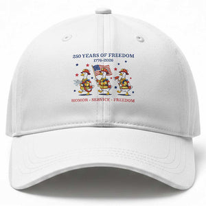 Fireman 250 Years of America Baseball Cap Silly Goose Firefighter Honor Service Freedom TS14 Print Your Wear
