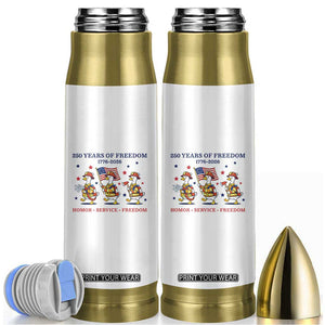 Fireman 250 Years of America Bullet Tumbler Silly Goose Firefighter Honor Service Freedom TS14 White Print Your Wear