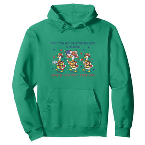 Fireman 250 Years of America Hoodie Silly Goose Firefighter Honor Service Freedom TS14 Irish Green Print Your Wear
