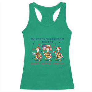 Fireman 250 Years of America Racerback Tank Top Silly Goose Firefighter Honor Service Freedom TS14 Irish Green Print Your Wear