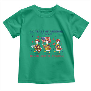 Fireman 250 Years of America Toddler T Shirt Silly Goose Firefighter Honor Service Freedom TS14 Irish Green Print Your Wear
