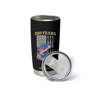 250th Anniversary USA Fishing Tumbler Cup Patriotic Fisherman American Flag TS14 Print Your Wear