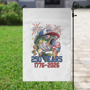 America 250th Fishing Garden Flag Patriotic Bass Fish American Flag TS14 Print Your Wear