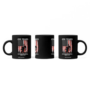 250th Anniversary USA Coffee Mug Bigfoot Patriotic American USA Flag TS14 Print Your Wear