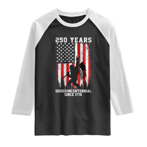 250th Anniversary USA Raglan Shirt Bigfoot Patriotic American USA Flag TS14 Black White Print Your Wear