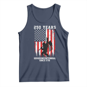 250th Anniversary USA Tank Top Bigfoot Patriotic American USA Flag TS14 Navy Print Your Wear