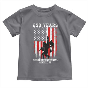 250th Anniversary USA Toddler T Shirt Bigfoot Patriotic American USA Flag TS14 Charcoal Print Your Wear