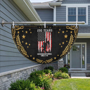 250th Anniversary USA Patriotic Fan Flag Funny Bigfoot American Flag 4th of July