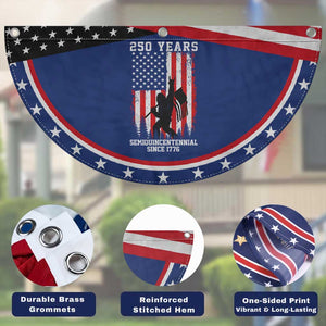 250th Anniversary USA Patriotic Fan Flag Funny Bigfoot American Flag 4th of July