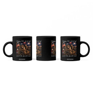 4th of July Bigfoot Coffee Mug Patriotic Sasquatch American Flag Party Festival TS14 Print Your Wear