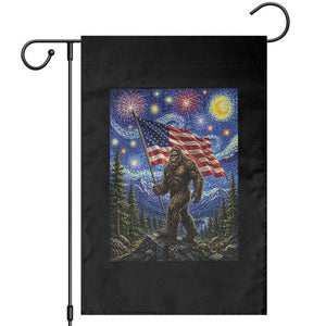 Bigfoot Patriotic 250 Years of Freedom Garden Flag American USA Flag Stary Night TS14 Black Print Your Wear