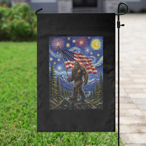 Bigfoot Patriotic 250 Years of Freedom Garden Flag American USA Flag Stary Night TS14 Print Your Wear
